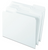 1/3 Cut File Folders, 100ct, Letter Size, White