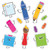 Carson Dellosa School Tools We've Got the Write Stuff Mini Bulletin Board Set