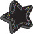 Ashley Magnetic Whiteboard Eraser, Star Chalk Loop Pattern