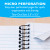 Bazic Small Wide Ruled Spiral Fat Notebook, 4" x 5-1/2", Assorted Colors