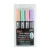 Uchida Bistro Pastel Chalk Marker, Chisel Tip, Assorted Colors, 4 Count