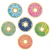 Creative Teaching Press Mid-Century Mod Donuts 3" Designer Cut-Outs, Assorted, 36 Count