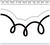 TCR6809 - White with Black Squiggles Die-Cut Border Trim