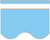 TCR8776 - Light Blue Scalloped Border Trim