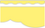 TCR9137 - Lemon Yellow Fancy Scallops Border Trim