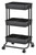 3 Tier Storage Cart, Black
