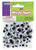 Creative Street Wiggle Eyes, Assorted Sizes, Black, 100 Count