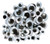 Creative Street Wiggle Eyes, Assorted Sizes, Black, 100 Count
