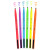 Le Pen Flex Marker Pens Set, Brush Tip, Assorted Neon Colors, 6 Count
