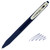 Zebra Sarasa Clip Vintage Retractable Gel Pen, Fine Point (0.5mm), Dark Blue