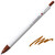 Zebra ClickArt Retractable Felt Tip Marker, Bullet Point, Brown