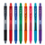 Pentel EnerGel-X Retractable Liquid Gel Pens, Fine Point (0.5mm) Needle Tip, Assorted Ink Colors, 8 Count
