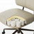 Cameron, Ultra Soft Cushion Adjustable Office Chair, Oatmeal