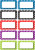 Ashley Magnetic Die-Cut Large Nameplates & Labels, Color Dots, Assorted Colors, 10 Count