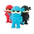 Ninja Erasers - Set of 3
