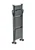 Pristine 3 Tier Folding Kitchen Cart - Black