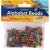 6mm Rainbow Alphabet Beads 150 pc