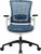 Skate Task Chair, Blue/Wt Frm