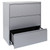 36" Wide 3 Drawer Lateral File, Silver