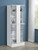 Cabra 4-door LED Curio Display Cabinet, White
