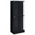 Cabra 4-door LED Curio Display Cabinet, Black