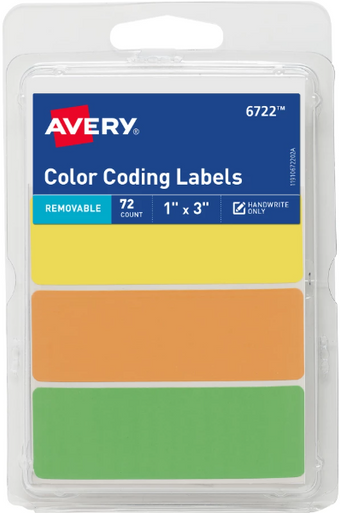 Color Coding Labels, 1