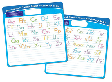 Smart Poly Busy Boards, Manuscript/Cursive - Fisher Hawaii