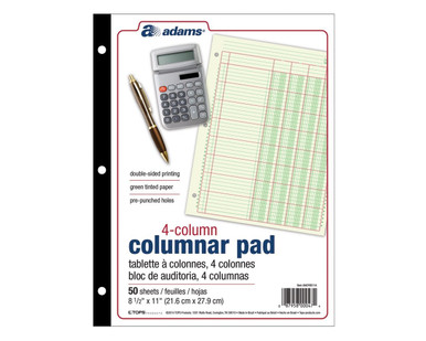 Columnar Pad, 8-1/2