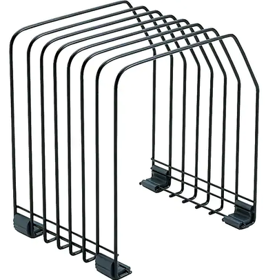 Wire File.org Wire File Organizer, 7 Slots, Black - Fisher Hawaii