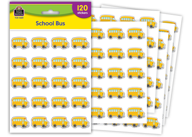 School Bus Stickers, 120 Stickers - Fisher Hawaii