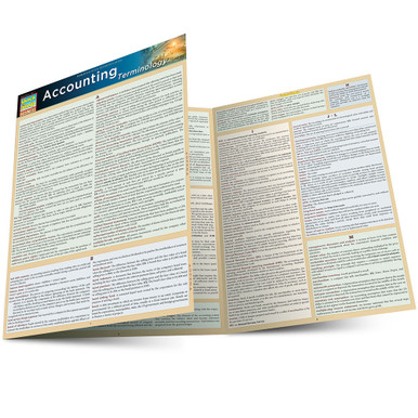BarCharts QuickStudy Laminated Study Guide, Accounting Terminology ...