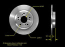 BENDIX PREMIUM DRUM AND ROTOR Disc Brake Rotor PRT5461