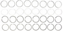 MAHLE Engine Piston Ring Set 41768 - view 2