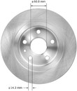 BENDIX PREMIUM DRUM AND ROTOR Disc Brake Rotor PRT6062