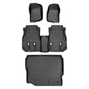 SMARTLINER 3 Rows Custom Fit Floor Liners Compatible with 2018 - 2018 Jeep Wrangler 4 Door and Unlimited and JL (Gasoline | Cargo fits Non Flat Load Without Subwoofer) SA0316/B0316/D0383 - view 2