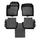 SMARTLINER 2 Rows Custom Fit Floor Liners Compatible with 2014 - 2017 Ford Transit Connect Long Wheel Base and Passenger Van (Gasoline | Vinyl | Fits Wagon w/ Secondary Footrest | Fits 2nd Row Bucket) SA0328/B0478 - view 2