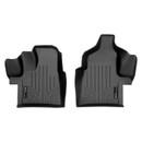 SMARTLINER 1st Row Custom Fit Floor Liners Compatible with 2020 - 2022 Ford Transit (Gasoline | Vinyl | without Over The Hump Coverage | Medium and Large Console) SA0518 - view 2