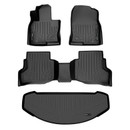 SMARTLINER 3 Rows Custom Fit Floor Liners Compatible with 2016 - 2023 Mazda CX9 6 Passenger and 7 Passenger (Gasoline | Fits 7 Passenger Bench | Fits 6 Passenger Bucket w/ 2nd Row Center Console) SA0257/B0257/E0257 - view 2