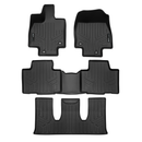 SMARTLINER 3 Rows Custom Fit Floor Liners Compatible with 2024 - 2025 Lexus TX 6 Passenger and 7 Passenger (Gasoline | 3rd Row liner requires Trimline for long console version ) SA0719/B0719/C0719 - view 2