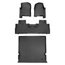 SMARTLINER 3 Rows Custom Fit Floor Liners Compatible with 2007 - 2010 Ford Expedition 7 Passenger (Gasoline | 2nd row fits with Bucket seats without Center Console) SA0346/B0303/D0183 - view 2