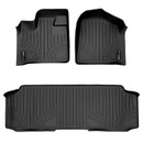 SMARTLINER 2 Rows Custom Fit Floor Liners Compatible with 2008 - 2020 Dodge Grand Caravan (Gasoline | Fits bench seat | No over-the-hump coverage) SA0046/B0220 - view 2