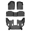 SMARTLINER 3 Rows Custom Fit Floor Liners Compatible with 2019 - 2024 Infiniti QX80 7 Passenger (Gasoline) SA0504/B0504/C0242 - view 2
