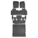 SMARTLINER 4 Rows Custom Fit Floor Liners Compatible with 2011 - 2017 Ford Expedition 7 Passenger (Gasoline | Fits with 2nd row bucket seats | 3rd row liner Fits with 2nd row Bucket seats) SA0183/B0303/C0184/D0183 - view 2