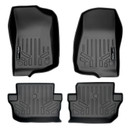 SMARTLINER 2 Rows Custom Fit Floor Liners Compatible with 2018 - 2025 Jeep Wrangler 2 Door and JL (Gasoline | Fits 2018 JL Body Style) SA0316/B0384 - view 2