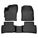 SMARTLINER 2 Rows Custom Fit Floor Liners Compatible with 2019 - 2025 Toyota Corolla Hatchback (Gasoline | Fits Hatchback models) SA0428/B0424 - view 2