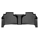 SMARTLINER 2nd Row Custom Fit Floor Liners Compatible with 2019 - 2025 Chevrolet Silverado 1500 Double Cab (Gasoline | Carpet | with rear under-seat storage) SB0649 - view 2