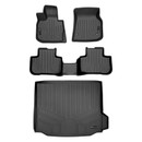 SMARTLINER 3 Rows Custom Fit Floor Liners Compatible with 2018 - 2024 BMW X3 30i (Gasoline | Cargo Fits Without Optional Spare Tire Compartment) SA0484/B0484/D0484 - view 2