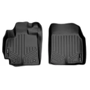 SMARTLINER 1st Row Custom Fit Floor Liners Compatible with 2009 - 2013 Toyota Corolla (Gasoline | With heating vents under seat | Fits Automatic Transmission) SA0012 - view 2