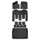 SMARTLINER 4 Rows Custom Fit Floor Liners Compatible with 2022 - 2026 Kia Carnival 7 Passenger (Gasoline | SX Prestige Versions | 2nd row w/ VIP Lounge Seats) SA0556/B0730/C0730/D0556 - view 2