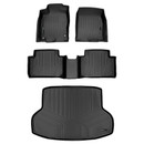 SMARTLINER 3 Rows Custom Fit Floor Liners Compatible with 2016 - 2021 Honda Civic Sedan (Gasoline | Fits Civic and Civic Si ) SA0224/B0224/D0224 - view 2
